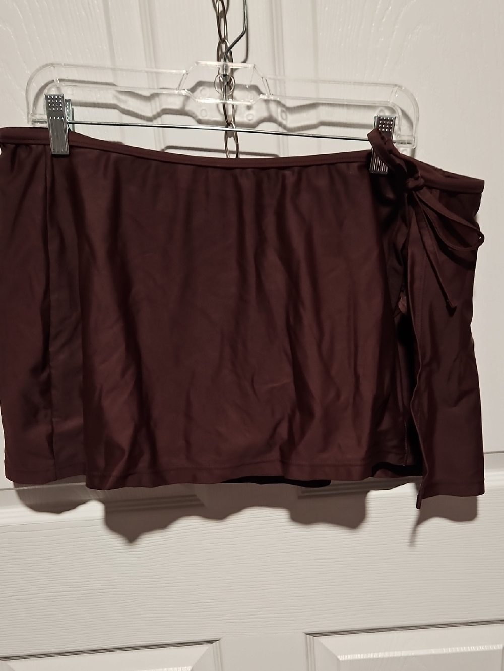 Sonoma Brown Women's Swim Skirt with Side Tie Detail